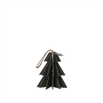 Lübech Living Felt Tree ornament hanging black - Fransenhome